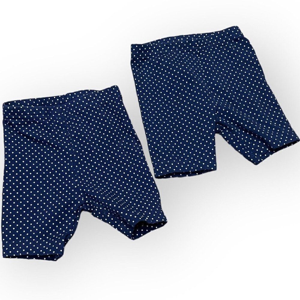 Child Of Mine By Carter's Baby Blue Polka Dot Pants Size 3-6 Months 2 Piece Lot